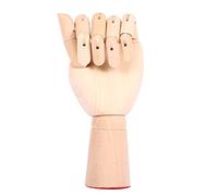 Pssopp Modelo de Mano de Madera, Mano articulada movible, Dedos Flexibles, Modelo de maniquí de Dibujo artístico para Dibujo artístico, Modelo de maniquí