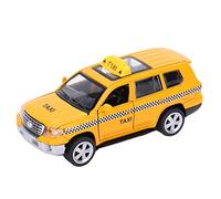 Pssopp Modelo de Taxi de Aleación a Escala 1:32, Vehículo de Alta Simulación con Luz y Sonido para Niños, para Jugar y Decorar (#1)