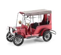 Pssopp Modelo de Vehículo Coleccionable Modelo de Coche de Metal Vintage, Coche Antiguo en Miniatura, Decoración de Escritorio para el Hogar, Vehículo Coleccionable Hecho a Mano para Bar, Decoración