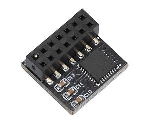 Pssopp Módulo TPM 2.0, SPI Seguro y Preciso para Memoria DDR4, Protege los Datos del Usuario, Mejora la Seguridad de la Computadora, para Placa Base de 14 Pines