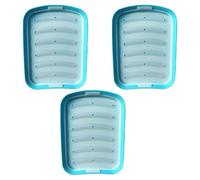 Pssopp Molde para Pepitas de Pollo, 3 Piezas, Molde de Silicona para Salchichas, Hamburguesa Casera, Pan Caliente, Pan de Hielo, Gelatina de Caramelo, Bandeja de Chocolate, para Cocina, Cocina, (3PCS)