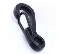 Pssopp Mosquetón de Metal con Clamp/Holder, Mini Gancho de Presión, Hebilla de Resorte Pequeña, Clamp/Holder de Aleación de Metal, Herramienta de Supervivencia Compacta para Mochila,