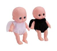 Pssopp Muñeca Pequeña y Suave de 2 uds., Bonita Decoración de Escritorio de 5,1 Pulgadas