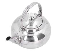Pssopp Olla de Acero Inoxidable, Tetera, Tetera, con Tapa Extraíble y Antideslizante para Estufa de Gas, Cocina de Inducción, Restaurante en Casa (16cm)