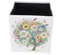 Pssopp Organizador de Cubos para Pintura de Diamantes, Caja de Almacenamiento Plegable con Compartimentos para Manualidades, Kit de Organización para Cajones