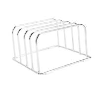 Pssopp Organizador de Tablas de Cortar, Estantes para Platos, Soporte de Almacenamiento de Acero, Cocina, Ahorro de Espacio para Bandejas para Hornear, Toallas, Tablas de Cortar, Sartenes Finas,