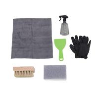 Pssopp Otras Herramientas de Jardín, Incluyendo Raspador, Esponja, Botella Pulverizadora, Paño de Microfibra para Limpieza de Tumbas, Granito, Mármol y Piedra, Kit de Limpieza de Lápidas, Lápidas