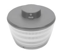 Pssopp Otras Herramientas y Accesorios de Cocina Capacidad Fácil de Limpiar Bomba de Prensa con una Mano Limpiador de Verduras Secador para Drenar Verduras, Frutas, Ensalada, Secadora Alta de (GREY)