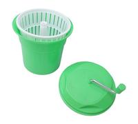 Pssopp Otras Herramientas y Accesorios de Cocina Secador de Lechuga con Manivela Manual de 12 L Spinner Comercial para Frutas y Verduras para el Hogar Cocina Restaurantes Catering Lavado Rápido
