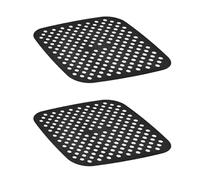 Pssopp Otras Herramientas y Accesorios para Hornear Revestimientos Cuadrados para Freidoras de Aire, Tolerantes Al Calor 230 ° C 2 Piezas Revestimientos Cuadrados Reutilizables para Freidoras de
