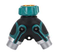 Pssopp Otros Suministros de Riego e Irrigación Previenen Fugas Adaptador de Distribuidor de Riego Tipo Y de 2 Vías para Servicio Pesado para Jardín Al Aire Libre Lavado de Manguera Divisor, Conector