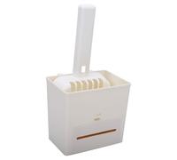 Pssopp Pala para para Gatos con Soporte, Mango Largo Desmontable de Plástico, Ya No Se Debe Doblar, Se Mantiene en Posición Vertical o en la Pared para Almacenamiento en ESP (White)