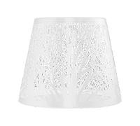 Pssopp Pantalla de Lámpara de Hierro Forjado, Pantalla de Lámpara con Patrón de Selva Negra, 19 X 15 X 13 Cm, Base E27 E26 Grabada, Sombras de Pared para Decoración de Dormitorio, Mesita de Noche y