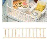 Pssopp Pasamanos de Madera para Casa de Muñecas, Mini Muebles de Casa de Muñecas de Simulación para de 1:12, Accesorio Modelo de Bricolaje, Mano de Obra Portátil y Exquisita, Decoración y Accesorio