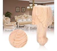 Pssopp Patas de Muebles Talladas Patas de Gabinete de Madera Maciza 4 Piezas de sofá de Mesa Elevadas de Estilo Europeo para Gabinetes Armarios y Sofás Decoración del Hogar Protección contra la