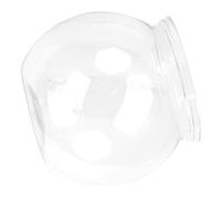 Pssopp Pecera, Mini Tambor de Plástico Transparente para Pecera, Diseño Inastillable para Decoración del Hogar, Ideal para Peces Pequeños y Plantas en Macetas (tamaño pequeño)