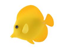 Pssopp Peces Artificiales Movimiento, Acuario Peces Artificiales Peces flotantes Falsos Peces Tropicales Divertidos Luminosos de Silicona Realistas en Movimiento Peces Ornamentos