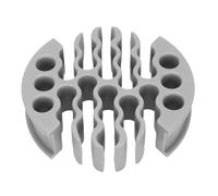 Pssopp Peine para Cables, Organizador de Gestión de Cables de 30 Orificios con Diseño de Baja Fricción para de Red, Diámetro de Orificio de 0,8 Cm (GRAY)