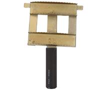 Pssopp Peine para Derramar Ganado, Material de Hierro, Ergonómico, Ideal para el Cuidado del Ganado y Alivio de la Picazón, 20x14x7cm