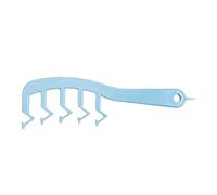 Pssopp Peine para el Cabello en Forma de Z, Peines para Peinar el Cabello, Herramienta para Peinar el, Peines para Desenredar el, Peine Portátil en Forma de Z con (BLUE)