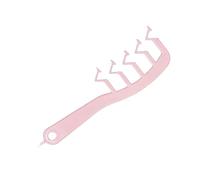 Pssopp Peine para el Cabello en Forma de Z, Peines para Peinar el Cabello, Herramienta para Peinar el, Peines para Desenredar el, Peine Portátil en Forma de Z con (PINK)