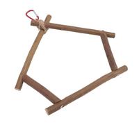 Pssopp Percha de Madera para Columpio de Pájaros, Ciruelo de Primera Calidad, Mejora el Equilibrio y la Coordinación, Juguete Ideal para Periquitos, Agapornis y Cacatúas