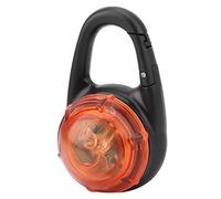 Pssopp Perros Linterna Luz LED Linterna Llaveros Clips de luz de Advertencia Luz Intermitente LED Colgante de Seguridad para Perros para Acampar Senderismo Caminar(Naranja)