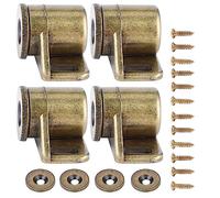 Pssopp Pestillo Magnético para Puerta de 4 Uds, Imanes Gabinete Aleación Zinc Vintage, Accesorios Hardware Armario Cocina (Latón Antiguo)