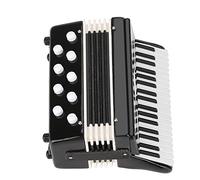 Pssopp Piezas Ornamentales Exquisito Instrumento Musical Hecho a Mano Réplica de Acordeón Exhibición para Accesorios de Fotografía de Oficina en el Hogar Modelo Mini Acordeón, Modelo Mini