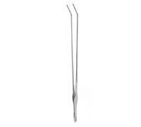 Pssopp Pinzas de Acero Inoxidable de Acero de Acuario para Manejar Peces, Plantas, Reptiles - 45 Cm de Largo - Herramienta Acuática (Pinzas Curvas)