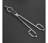 Pssopp Pinzas de Crisol de Acero Inoxidable, Alicates Resistentes para Soporte de Vasos de 7mm con Remache de Clase Aeronáutica, Patas Antideslizantes para un Agarre Seguro (300 mm)