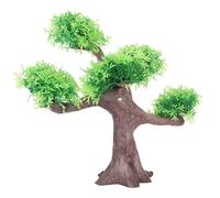 Pssopp Plantas de Plástico Artificial para Acuario, Plantas de Pecera de PVC y PE, Decoración de de Acuario de Color Verde Vivo, Resistente a la Decoloración, a Prueba de Caídas para el Hogar,
