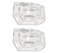 Pssopp Plantilla Acogedora para Cuenco de Acrílico, 6 Pulgadas, 2 Piezas, Costura, Acolchado, Manualidades, Plantilla de Arte de Cocina con Borde Pulido sin Rebabas para Hacer