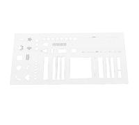 Pssopp Plantilla de Planificador Reutilizable, Plantilla de Registro de Accesorios de Planificador para Agenda de Calendario, de Reutilizable, de Calendario Flexible Hecha a Mano Nan