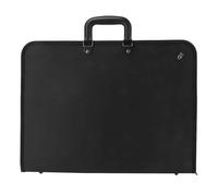 Pssopp Portafolio de Arte Bolsa de Mano PVC Artista de Mano Estuche de Transporte A3 Dibujo Tablero de bocetos Bolsa de Archivo de Almacenamiento para el portafolio de Trabajos de Arte del Estudiante