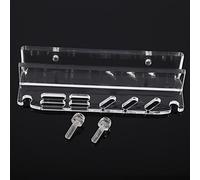 Pssopp Portaherramientas para Acuario, Estante de Almacenamiento Acrílico Transparente para Herramientas de Plantas Acuáticas, Organiza Tijeras, Raspadores y Pinzas para Mantenimiento de Peceras