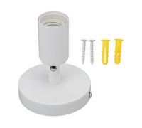Pssopp Portalámparas Bases de Lámpara, Adaptador de Casquillo E27 E26 E27 Soporte de Base de Luz de Pared de Techo Industrial Vintage para Bombilla Iluminación LED Halógena Lámparas de