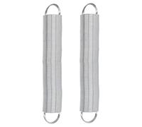 Pssopp Puerta de Resorte para Cerca Eléctrica de 2 Uds, Acero Inoxidable, Puerta de Tensión Extensible para Cerca de Ganado de 16 Pies para Acceso a Pastos