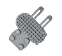 Pssopp Rascador de Esquina para Gatos, Cepillo de Aseo Automático, Masajeador de Silicona para Mascotas de 6,1 X 4,53 Pulgadas para Patas de Silla de Mesa de Pared, Reduce la Caíd (4 piezas)