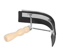 Pssopp Raspador de Sudor de Caballo, de Madera, Diseño Ergonómico, Herramienta de Aseo 2 en 1 para Caballos y Ganado