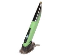 Pssopp Ratón Inalámbrico de Bolsillo, Diseño Ergonómico, Ratón de Escritura a Mano 2 en 1 con dpi Ajustable para Ordenadores Portátiles y PC (Green)