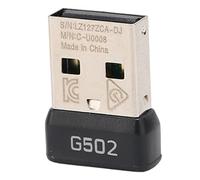 Pssopp Receptor USB para, Adaptador Portátil de Metal ABS, Señal Estable y Fácil Plug and Play para Gamers y Profesionales