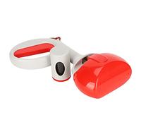 Pssopp Recogedor de Excrementos para Perros, Limpiador Portátil de Excrementos para Perros con Dispensador de Bolsas de Basura, Fácil Uso para Paseos, Viajes, Acampadas (Tamaño pequeño Rojo)