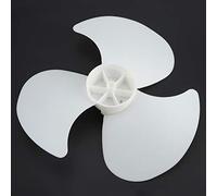 Pssopp Reemplazo de Aspas de Ventilador de Plástico, Accesorios de Aspas de Ventilador de 3 Hojas con Diámetro de Orificio de 8mm para Eléctrico, 2 uds.
