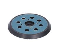 Pssopp Reemplazo de la Almohadilla de Respaldo de la Lijadora 2 Piezas de Almohadilla de Respaldo de la Lijadora de Goma, 5 Pulgadas, 4 Ojos, 8 Orificios, Rosca de Fácil Instalación, Superficie Lisa