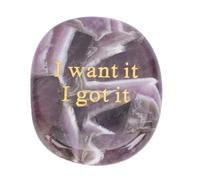 Pssopp Regalo Bolsillo Piedra Motivacional Inspiradora Roca de Ánimo de Cristal con Mensaje Poderoso para Mujeres Fuertes Madres Aventuras en la Vida Piedra para Pulgar Grabada, para Pulgar Grabada