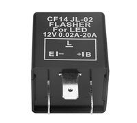 Pssopp Relé Intermitente LED CF14 de 3 Pines Resistente Al Agua para Luz de Señal de Giro Fija 12V 0,1-150W Fácil Instalación