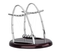 Pssopp Reloj Despertador/Reloj/de Pared/Decoración de Radio Columpio Adorno de Escritorio Juguete con Decoración Elegante para el Hogar Oficina Alivio del Estrés Elegantes Bolas de Metal, Bolas de