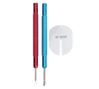 Pssopp Removedor de Manecillas Reloj, Herramienta Profesional Reparación Palanca Aguja Barra Resorte para o Limpieza Relojes, 2 uds.