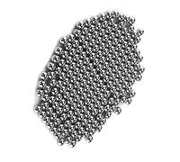 Pssopp Rodamientos de Bolas de Acero Bolas de Acero de Precisión de Cromado 6,35 Mm 1/4 Pulgadas G10 GCr15 HRC65 200 Piezas para Mezclar Pintura, Agitar Modelos, Hacer Rodamientos y Herramientas de